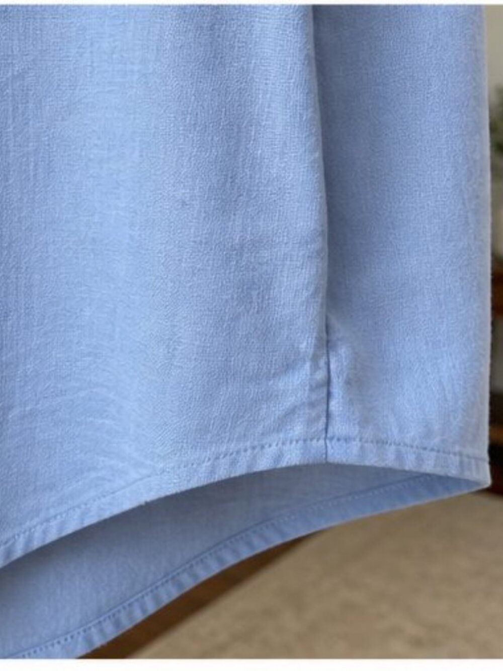 Blue Ruffle Blouse - Picture 6 of 6